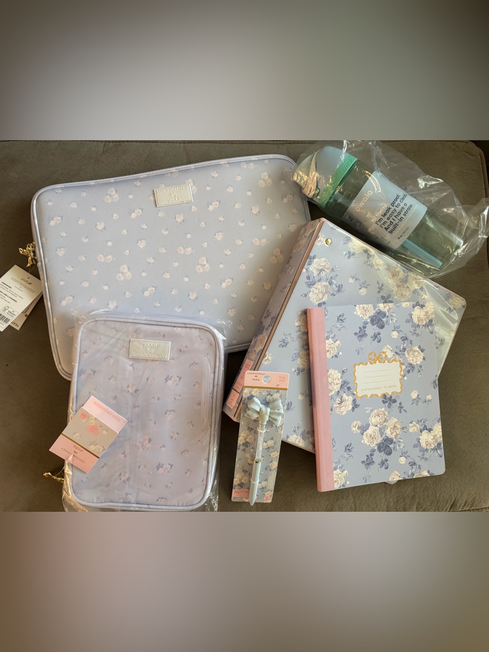 Love Shack Fancy xTarget Everlasting Rosettes school office supplies & Owala lot